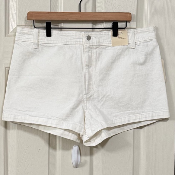 Universal Thread Women's High-Rise Sailor Denim Shorts Quiet Luxury Beach Shorts - Picture 15 of 15